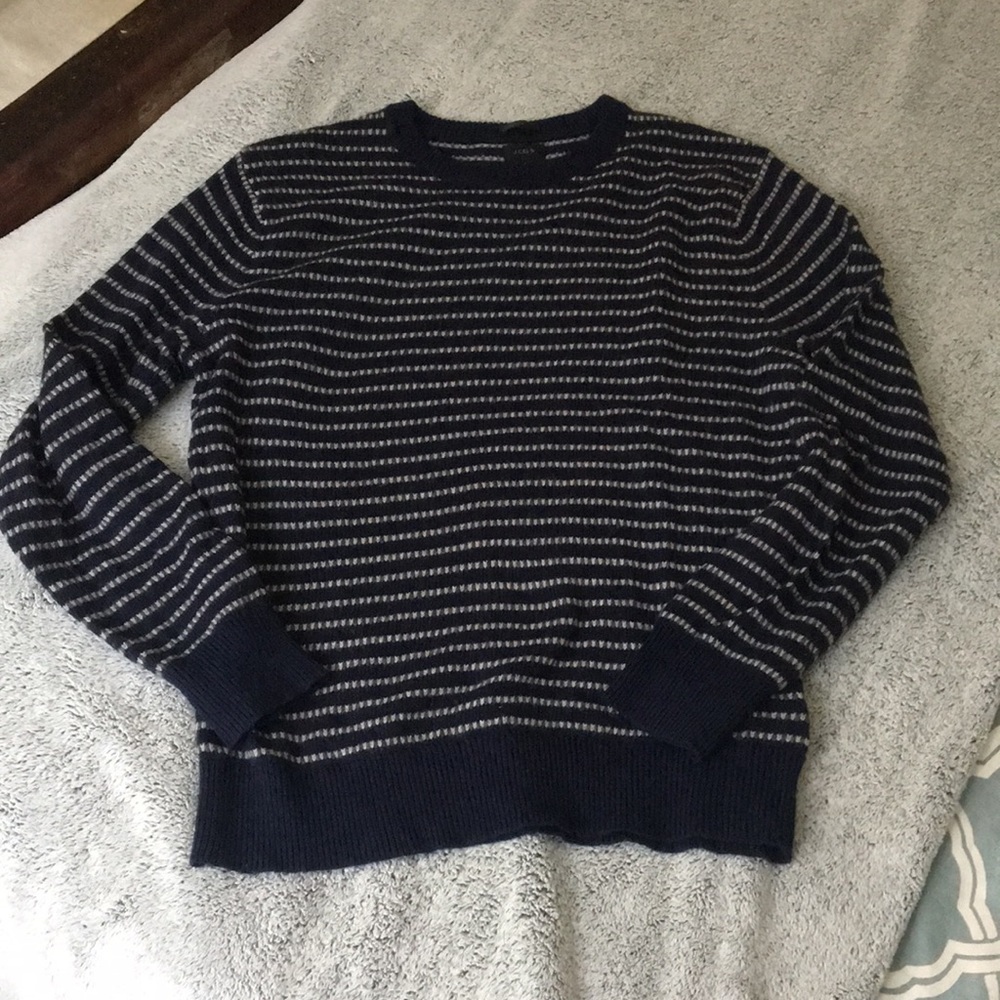 J Crew Factory Merino Wool Blend Sweater (Slim, Large)